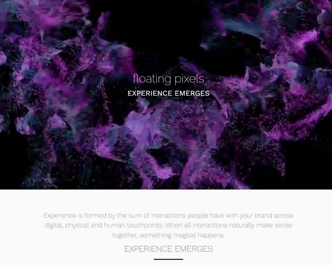 floating pixels live website